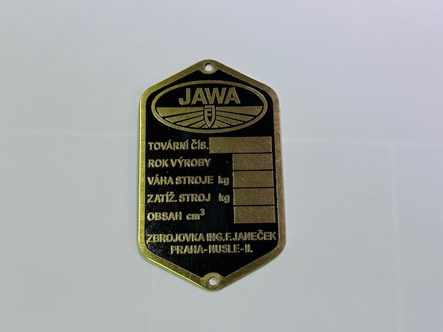 Štítok na rám / Label on the frame-image